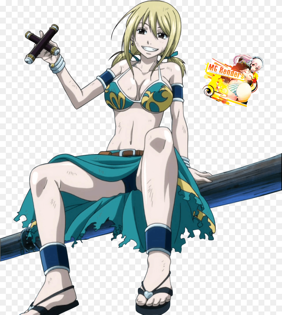 Fairy Tail Lucy Heartfilia Render 13 Anime, Publication, Book, Comics, Adult Png Image