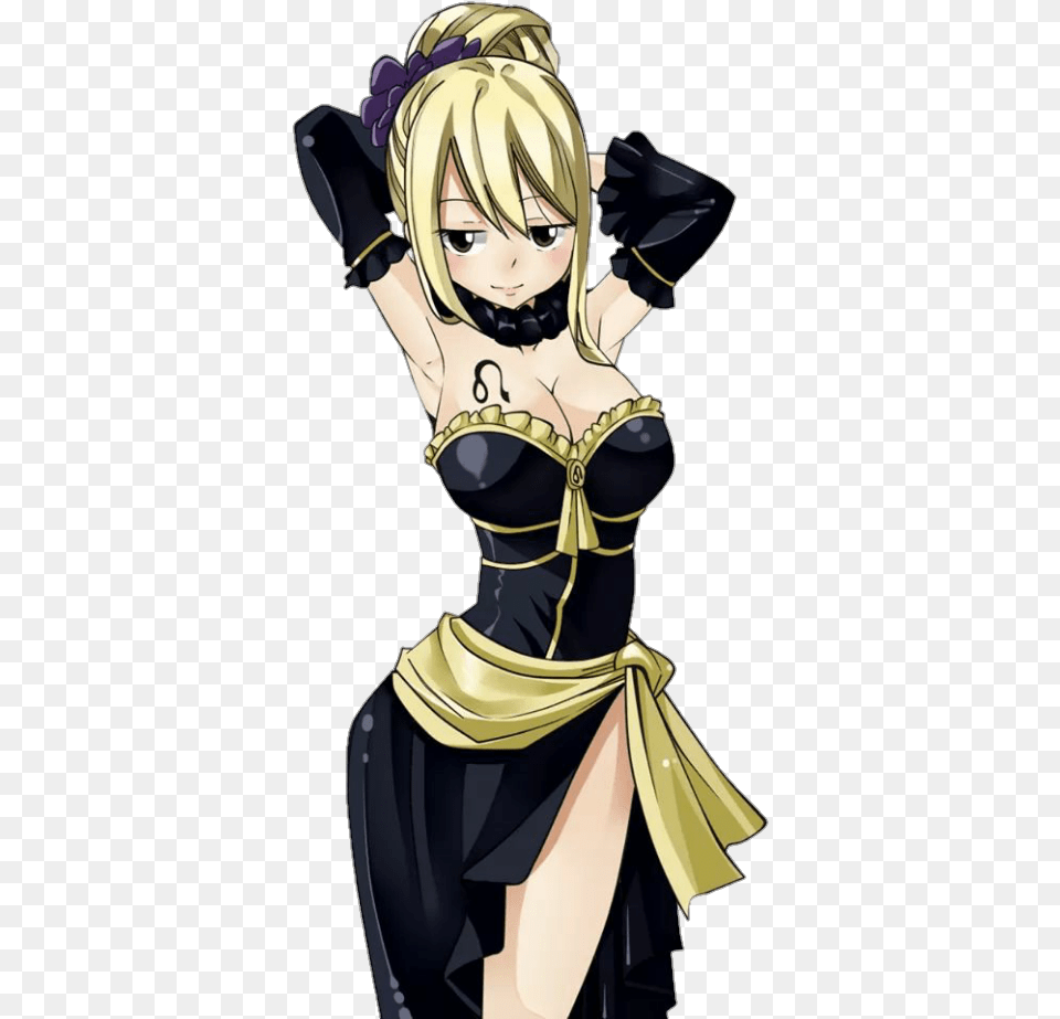 Fairy Tail Lucy Leo Star Dress Fairy Tail Lucy Star Dress Leo, Publication, Book, Comics, Adult Png