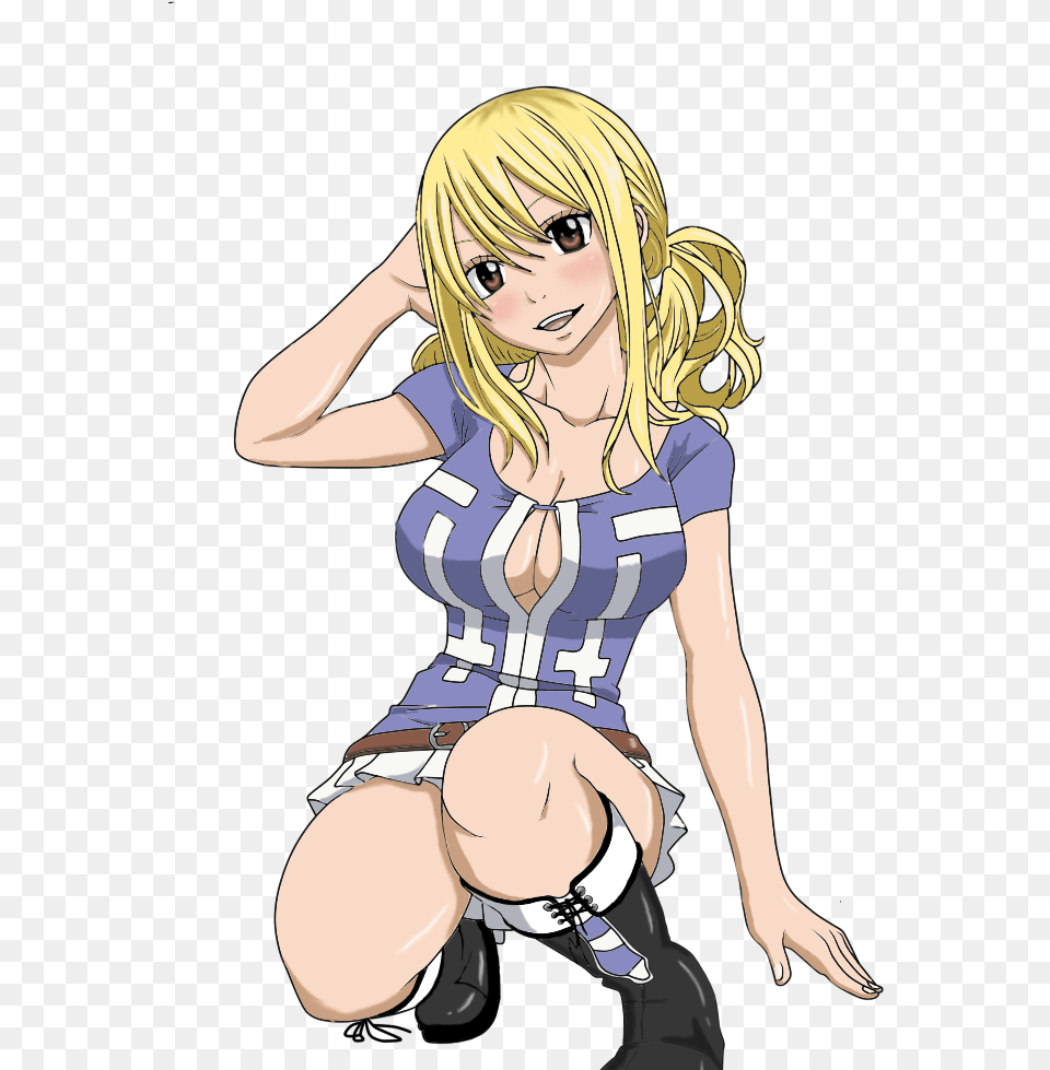 Fairy Tail Lucy Sexy, Book, Comics, Publication, Adult Free Png Download