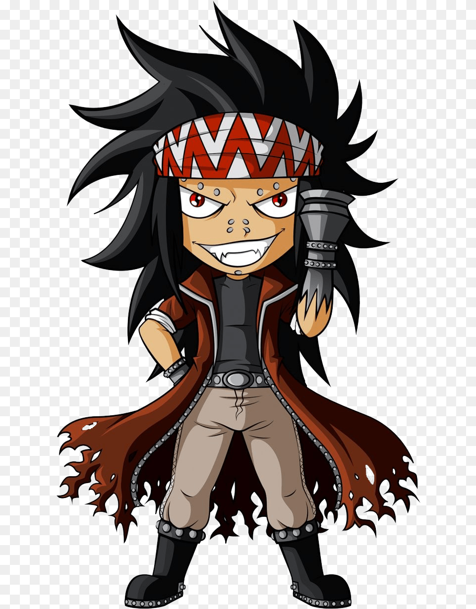 Fairy Tail Pic Fairy Tail Gajeel, Book, Comics, Publication, Person Png Image