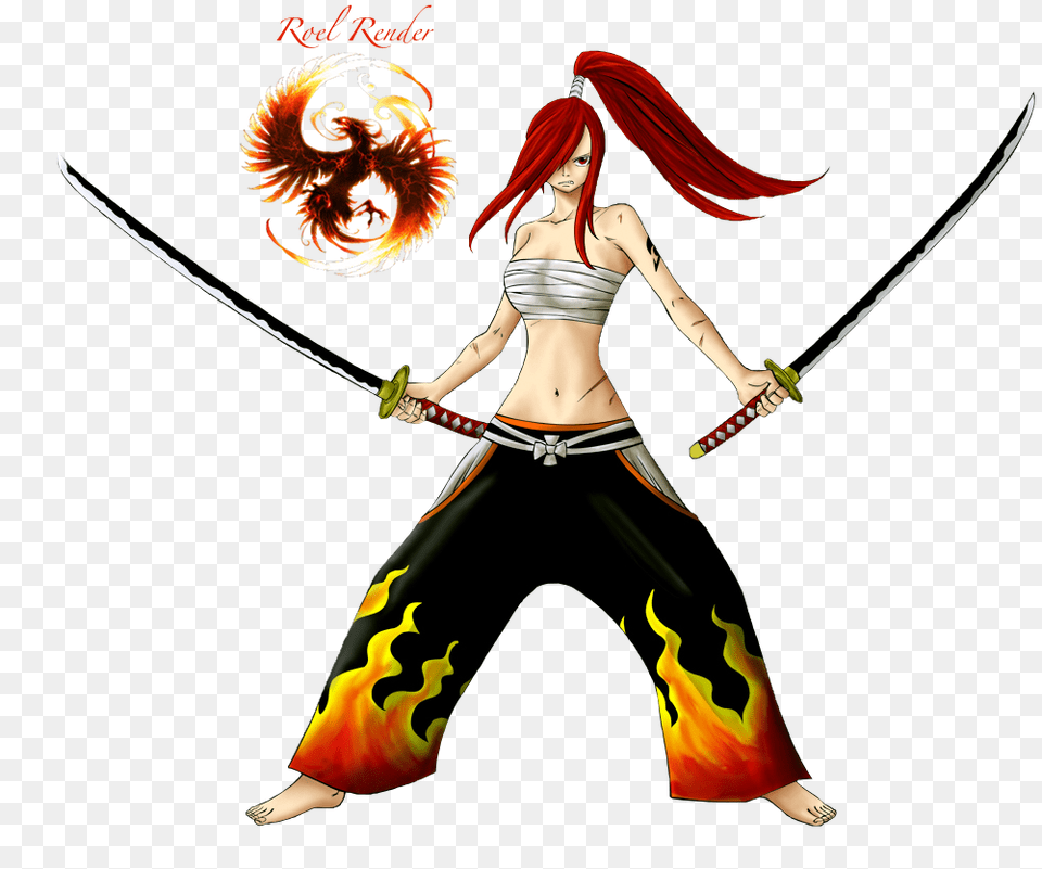 Fairy Tail Story, Adult, Female, Person, Sword Png