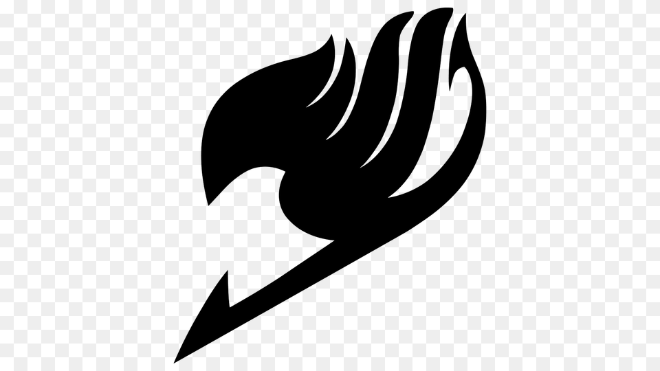 Fairy Tail Symbol Black, Logo, Animal, Fish, Sea Life Png