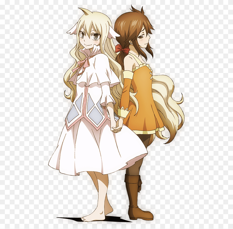 Fairy Tail Wiki Fairy Tail Mavis And Zera, Book, Comics, Publication, Person Png Image