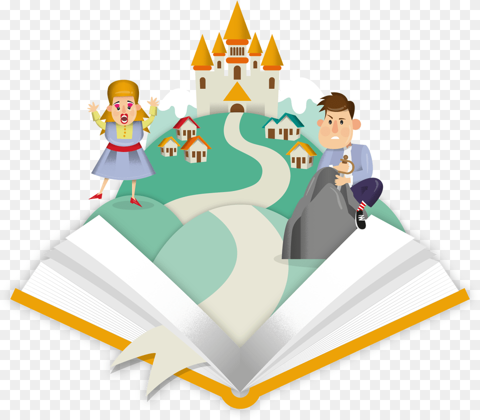 Fairy Tale Clipart Once Upon Time Transparent Fairy Tale Clip Art, Person, People, Baby, Publication Free Png