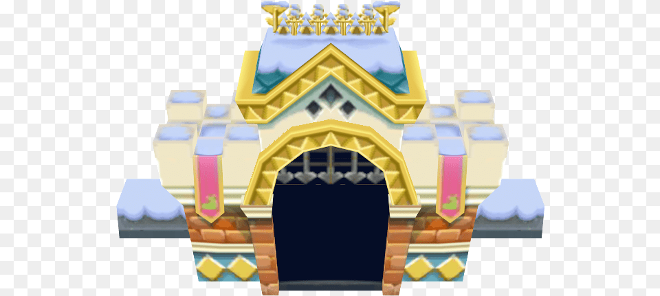 Fairy Tale Train Station Acnl, Arch, Architecture, Fireplace, Indoors Free Png