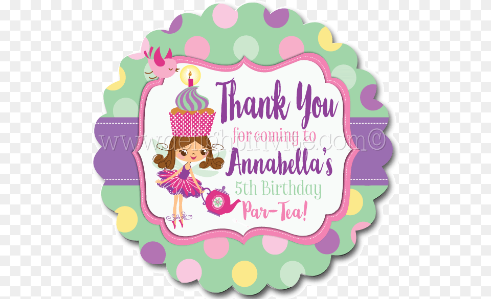 Fairy Tea Party Favor Tags Tea, Mail, Hat, Clothing, Greeting Card Free Png