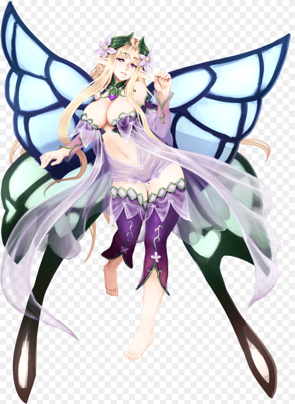 Fairy Titania Anime Flower Fairy Mythical Creature, Book, Comics, Publication, Adult Free Transparent Png