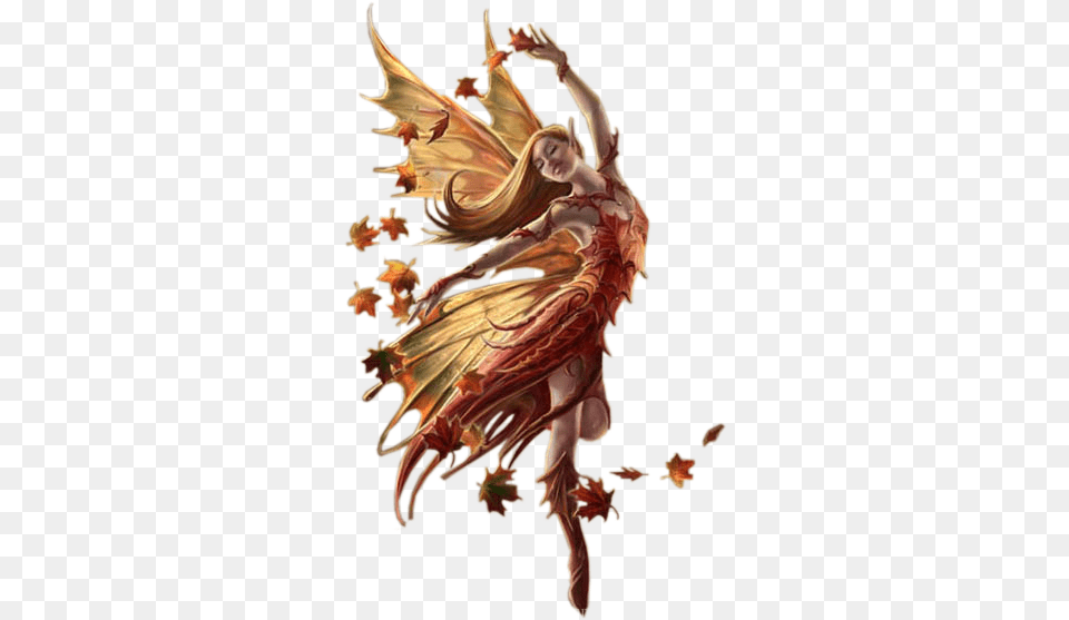 Fairy Transparent Autumn Fairy Art, Dancing, Leisure Activities, Person, Adult Free Png