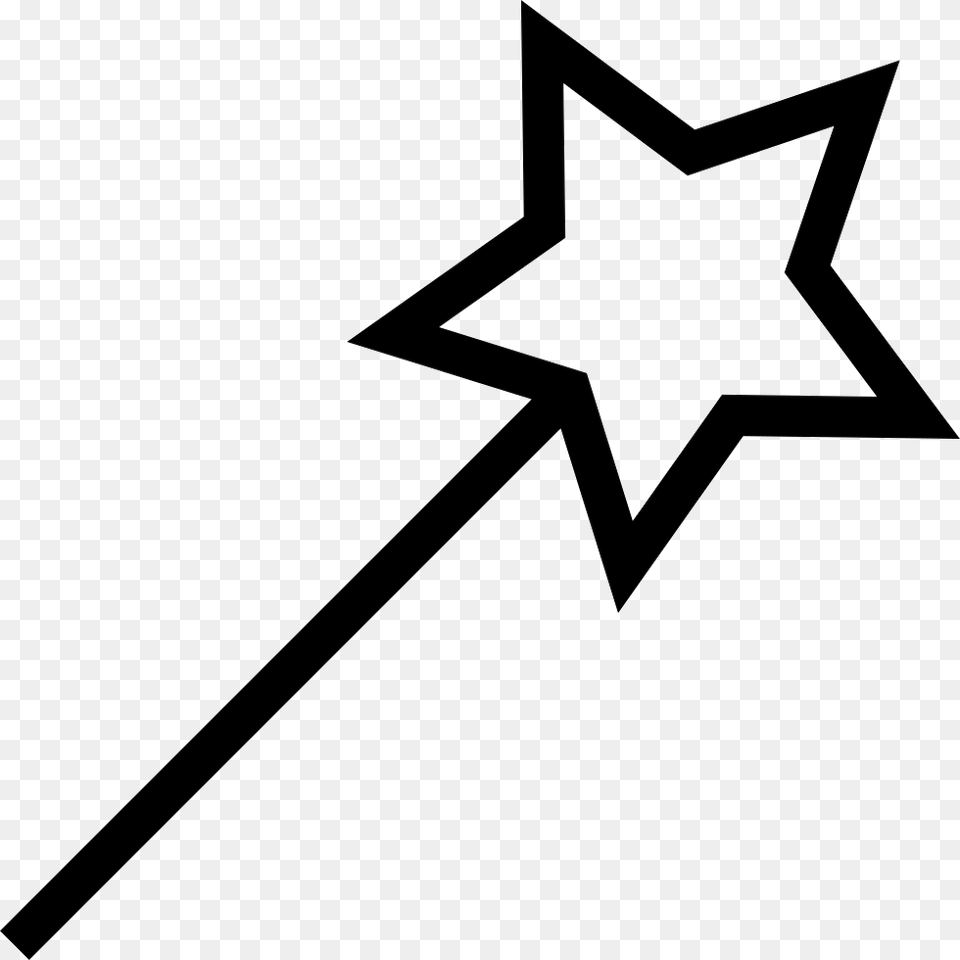 Fairy Wand, Star Symbol, Symbol, Cross Png Image