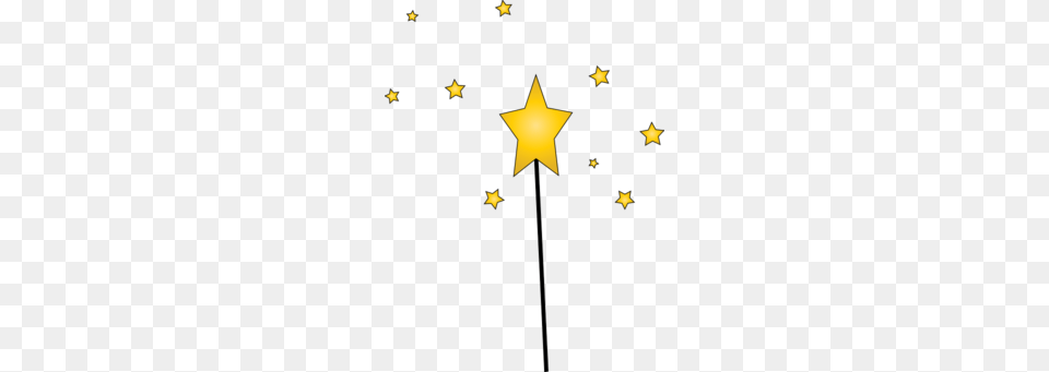 Fairy Wand Clipart, Star Symbol, Symbol, Nature, Night Png
