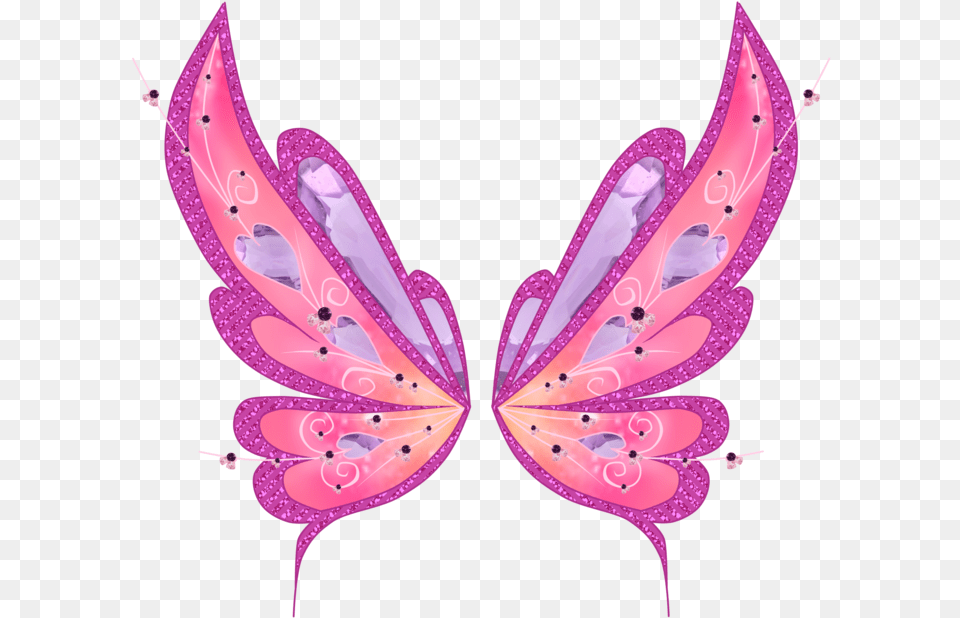Fairy Wing Pink Butterfly Wings, Purple, Pattern, Person Free Transparent Png