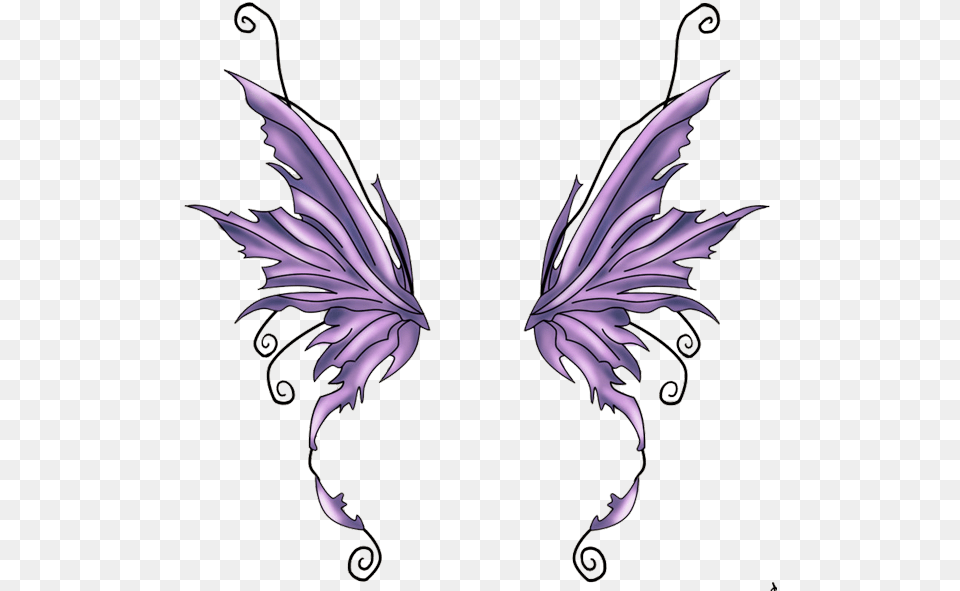 Fairy Wings Butterfly Wing Tattoo Design, Art, Graphics, Accessories, Pattern Free Png Download