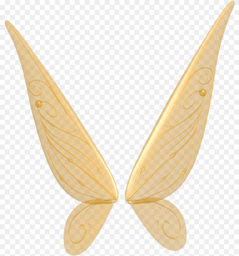 Fairy Wings Clipart Pixie Hollow Fairy Wings, Gold, Treasure, Accessories, Jewelry Png Image