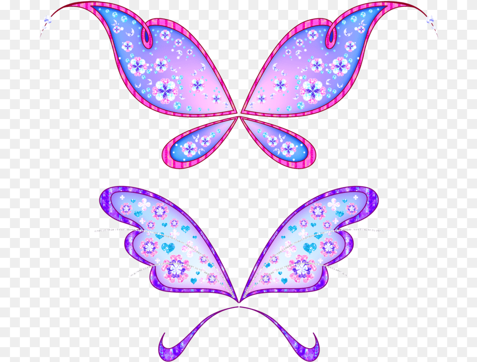 Fairy Wings Winx, Pattern, Purple, Accessories, Art Free Transparent Png
