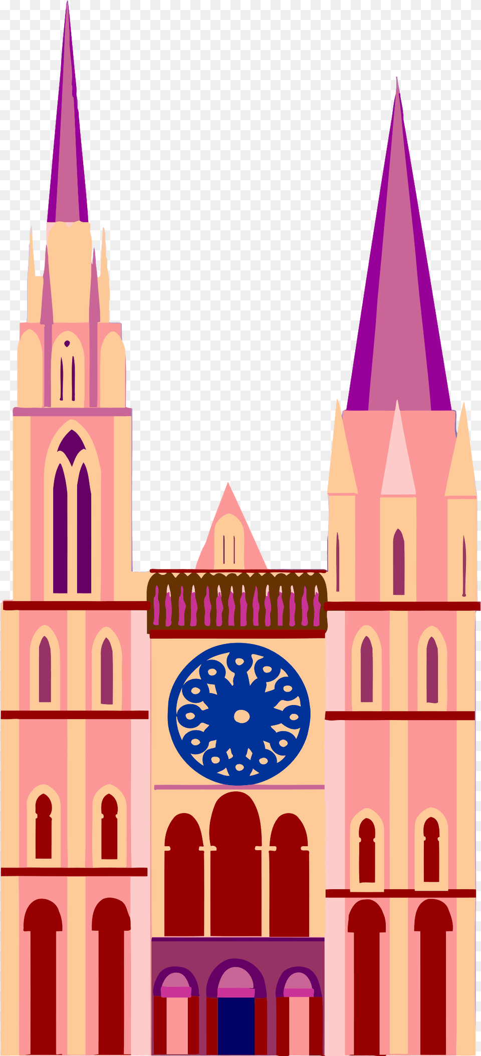 Fairytale Castle 8 Clip Arts Cathedral Clipart, Architecture, Building, Clock Tower, Spire Png Image