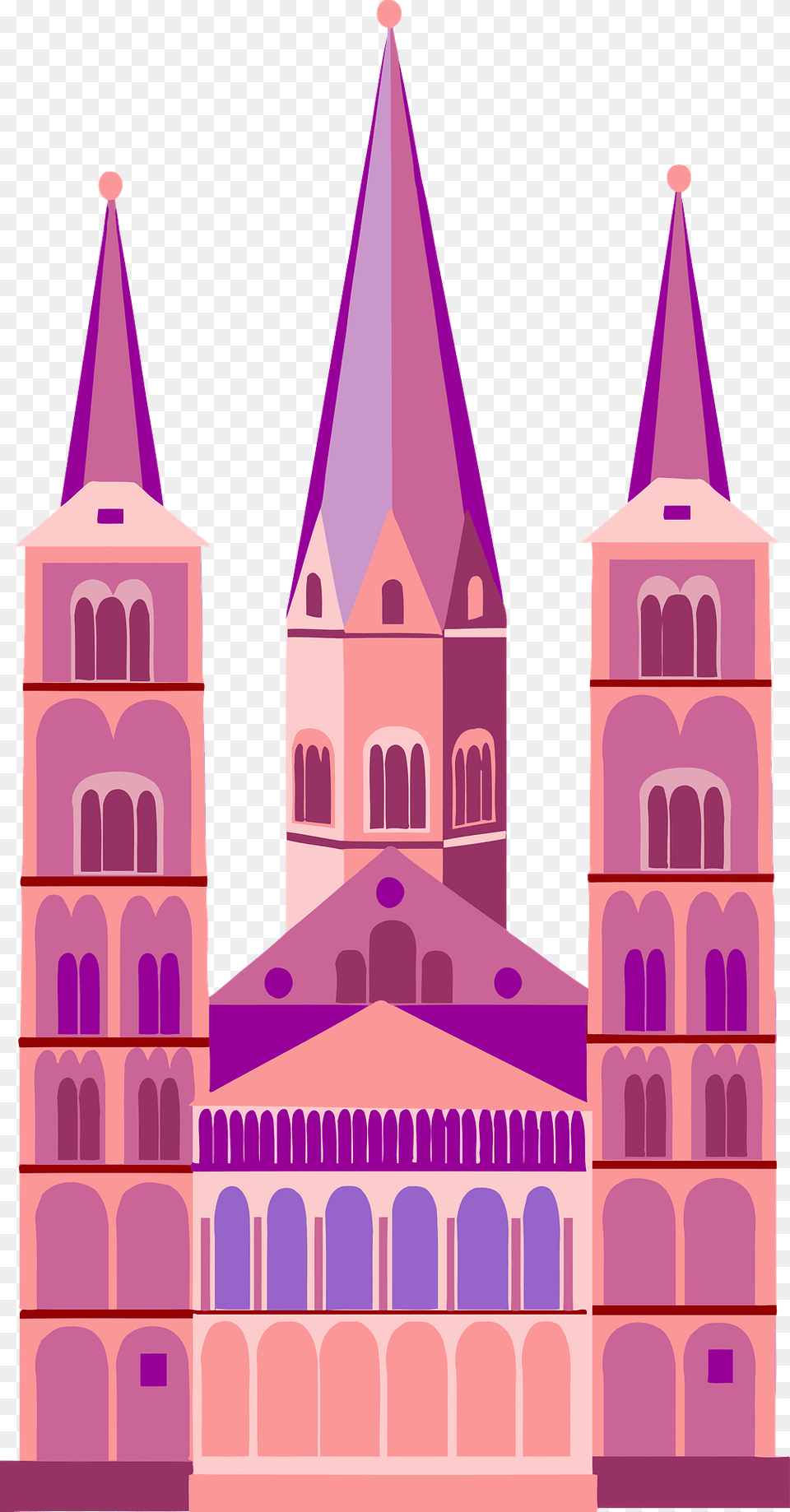 Fairytale Castle Clipart, Architecture, Bell Tower, Building, Cathedral Free Transparent Png