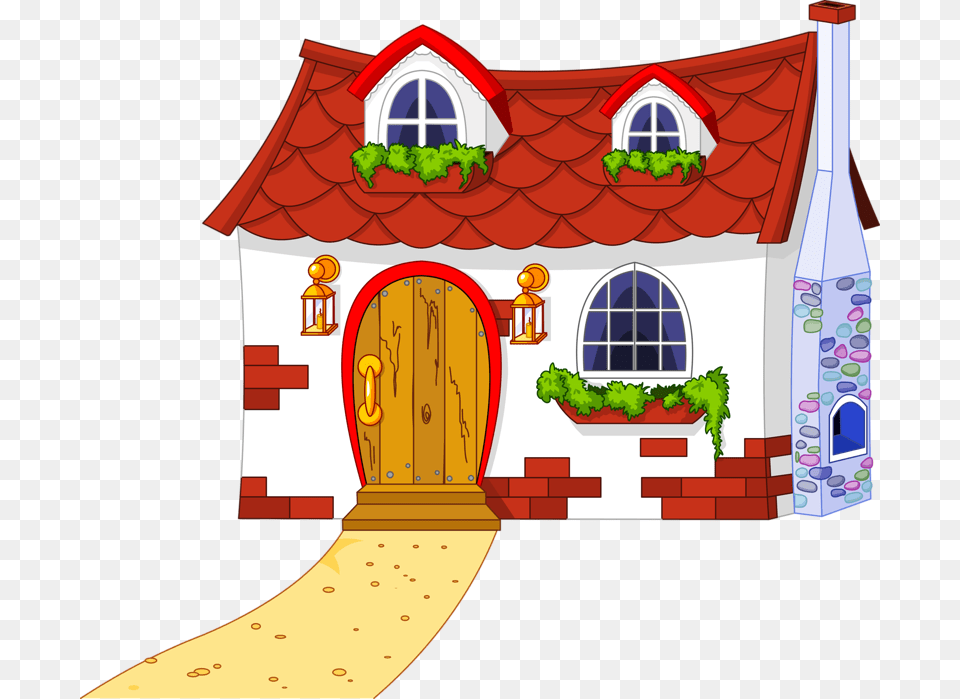 Fairytale Clip Art Cottage And House Clipart, Architecture, Building, Housing, Outdoors Png