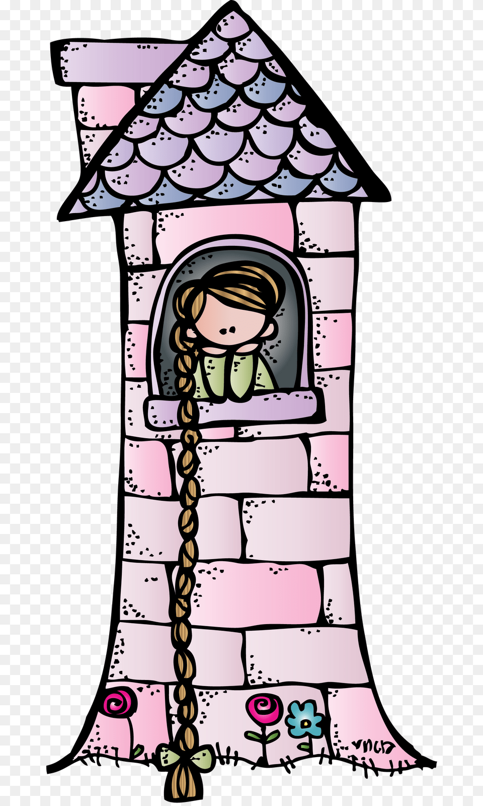Fairytale Clipart Fairy Tail Rapunzel Melonheadz, Bus Stop, Outdoors, Baby, Person Free Png