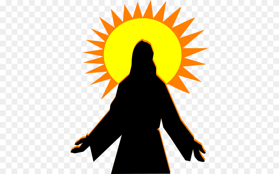 Faith Arise Sunrise Clip Art At Clker Govt New Law College Indore Logo, Silhouette, Adult, Female, Person Free Transparent Png