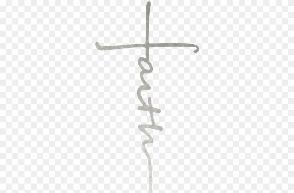 Faith Cross, Symbol, Text, Handwriting Free Png