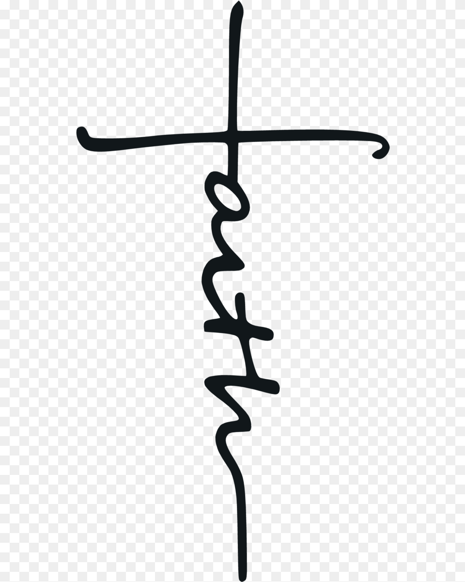 Faith Cross, Symbol, Handwriting, Text Png