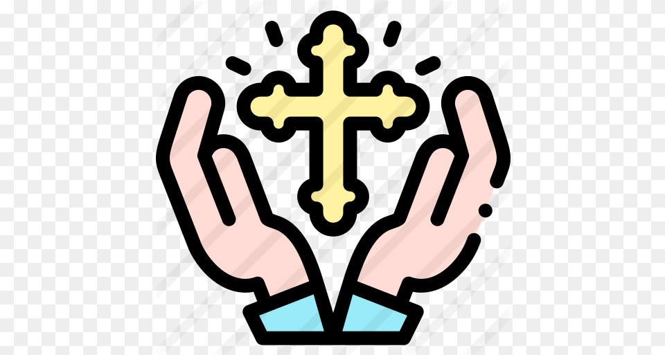 Faith Faith Icon, Cross, Symbol, Smoke Pipe Free Png Download