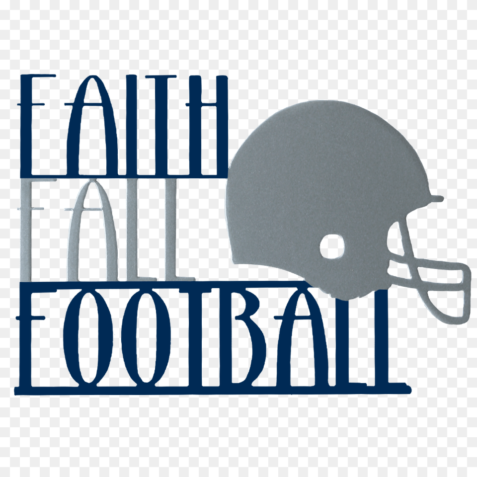 Faith Fall Football Custom Ornament For Wreath Kaktos Rose, American Football, Football Helmet, Helmet, Sport Png