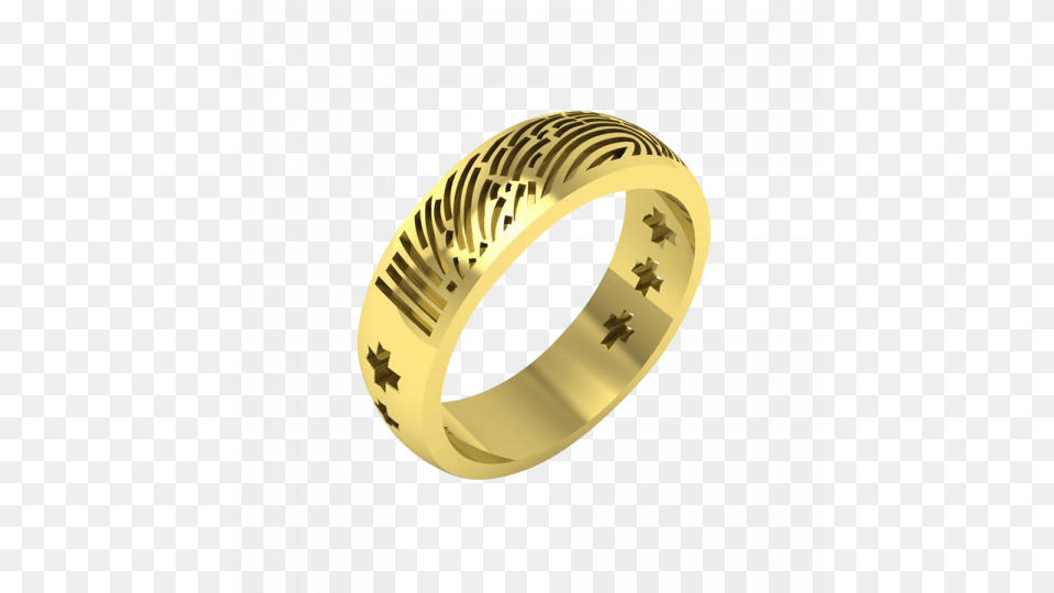 Faith Fingerprint Ring Reaso, Accessories, Gold, Jewelry Free Png Download
