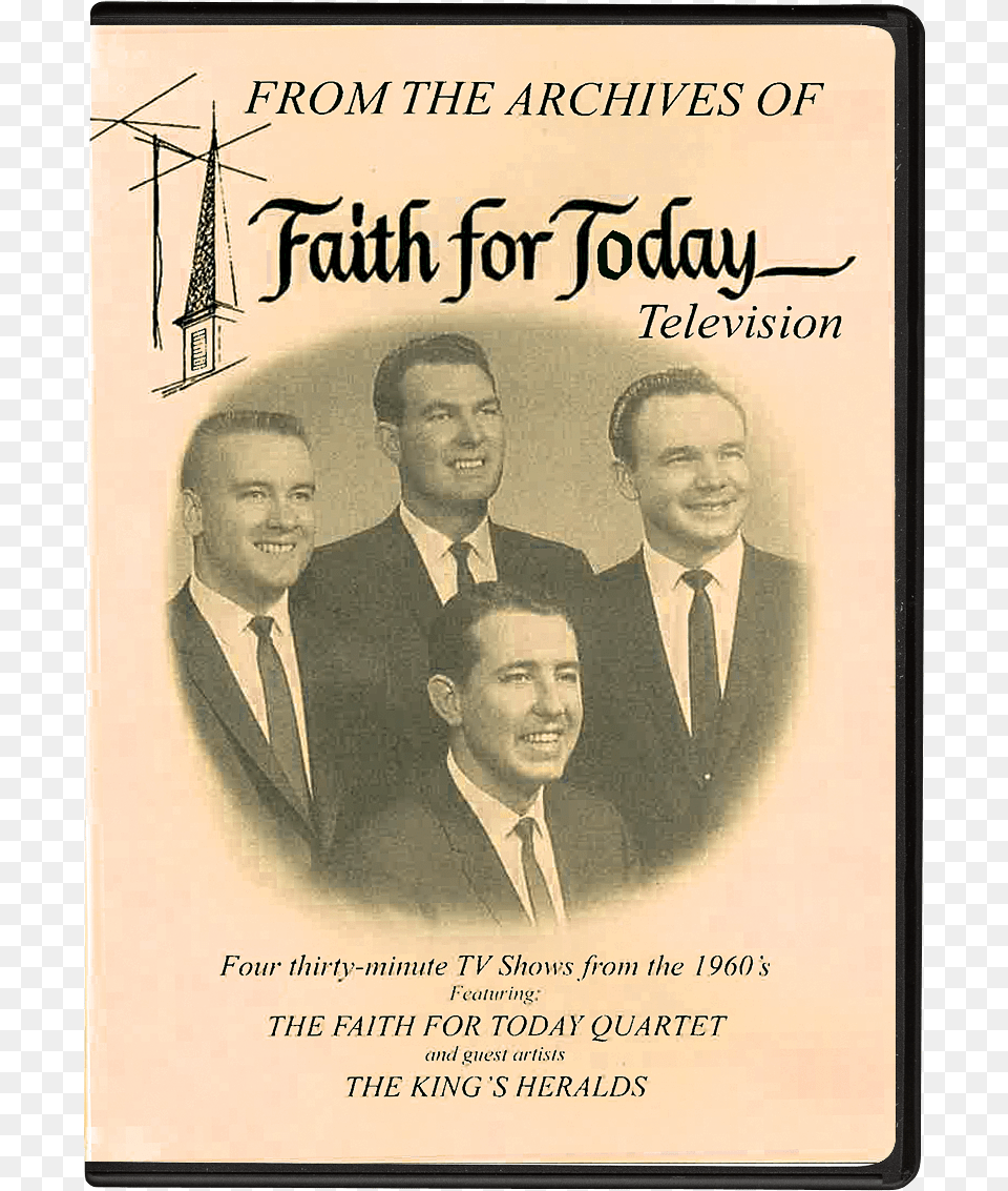 Faith For Today Quartet On Dvd Gentleman, Advertisement, Book, Publication, Poster Free Png