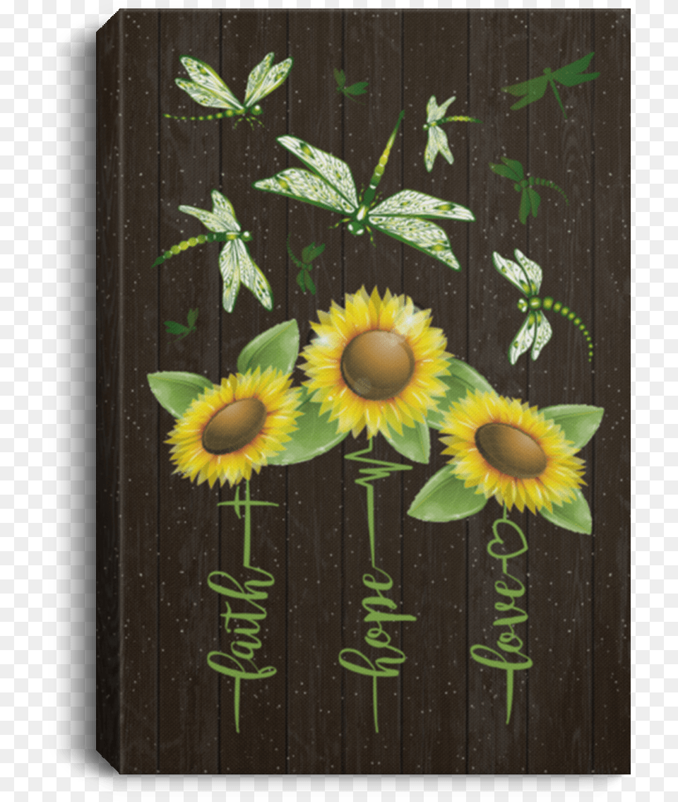 Faith Hope Love Sunflower, Flower, Plant, Wood Free Png Download
