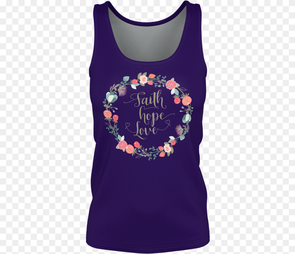Faith Hope Love Tank Active Tank, Clothing, Tank Top, Blouse Png Image