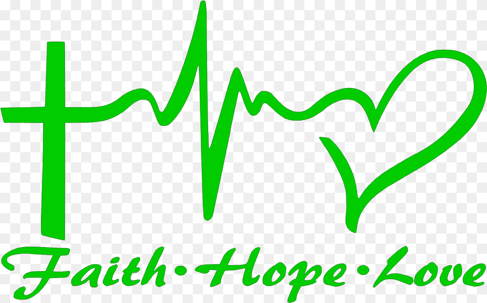 Faith Hope Love Vinyl Decal Sticker Car Window Wall Adinda, Green, Text, Handwriting Free Transparent Png
