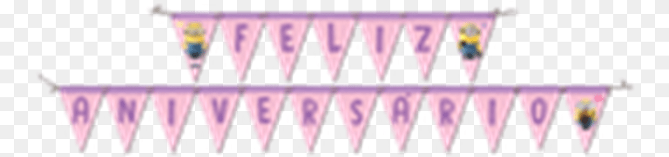 Faixa Feliz Aniversrio Minions Rosa Festcolor Place Card, Purple, Art, Collage Png