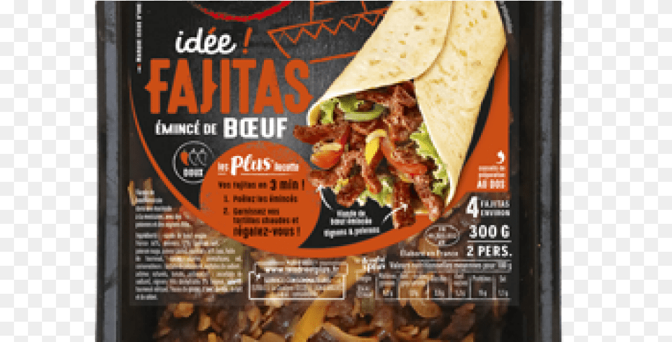 Fajitas Buf Fajita, Advertisement, Food, Sandwich Wrap, Poster Free Png Download