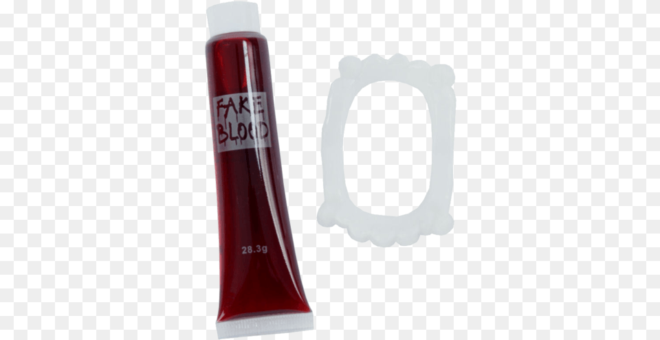Fake Blood And Vampire Fangs Mask, Bottle, Dynamite, Weapon, Food Free Png
