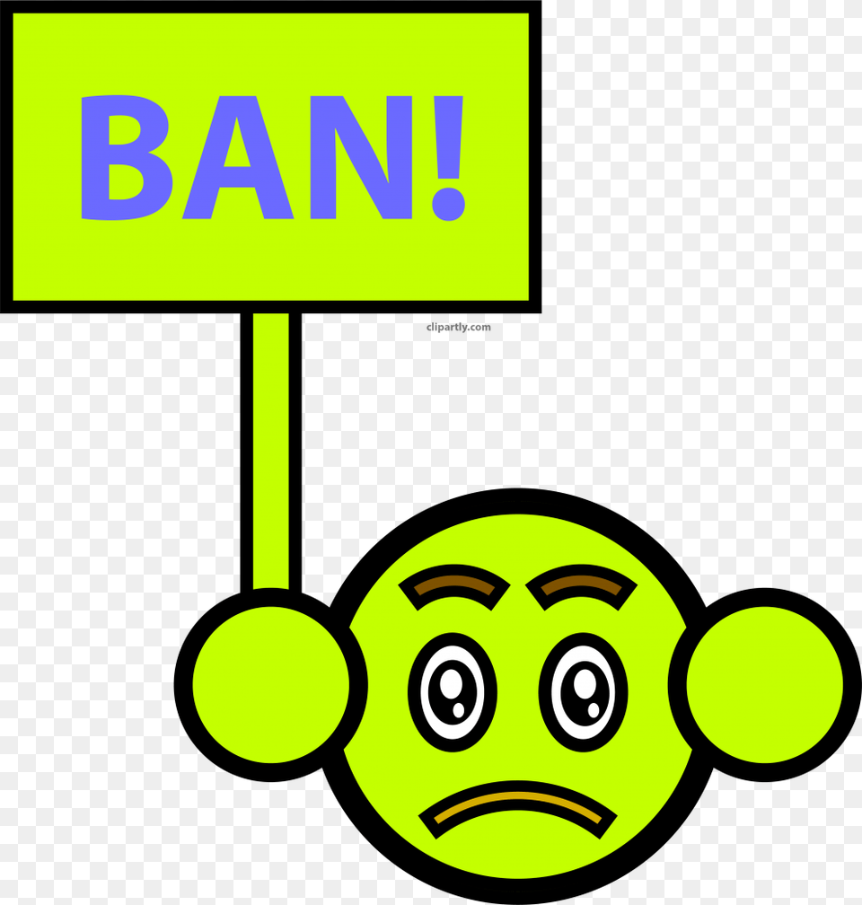 Fake Emoticon Ban Face Clipart Pngfake Emoticon Ban Ban Clipart, Head, Person Free Png Download