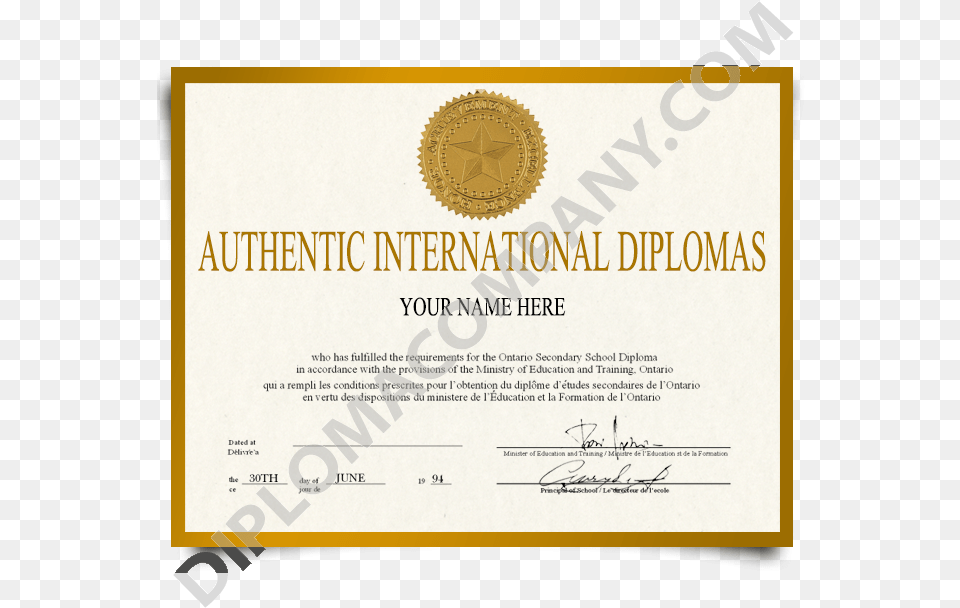 Fake International College Diploma Ecoe Ediciones, Text, Document Free Png
