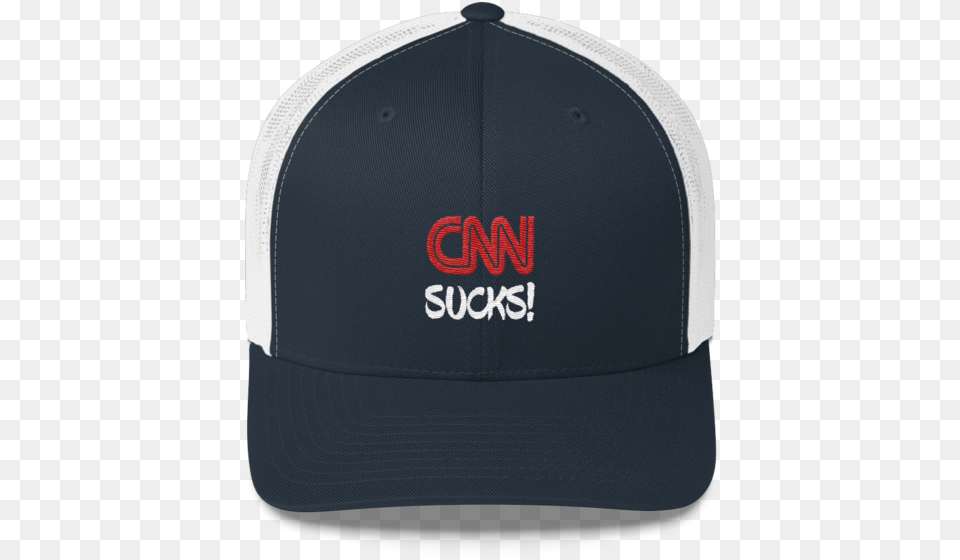 Fake News Embroidered Trucker Cap Cnn Logo, Baseball Cap, Clothing, Hat, Accessories Free Png