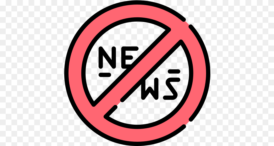 Fake News Fake News Icon, Sign, Symbol, Road Sign, Disk Free Png Download