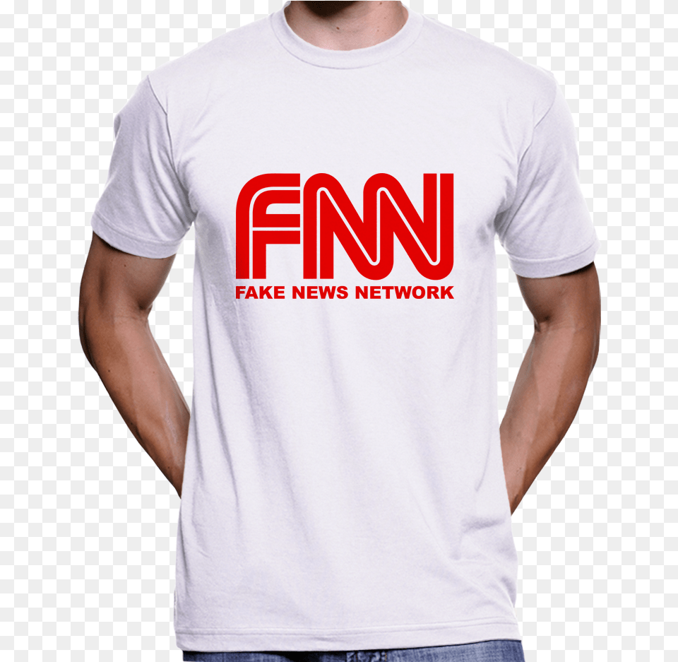 Fake News Network T Cnn Fake News T Shirt, Clothing, T-shirt, Adult, Male Free Png Download