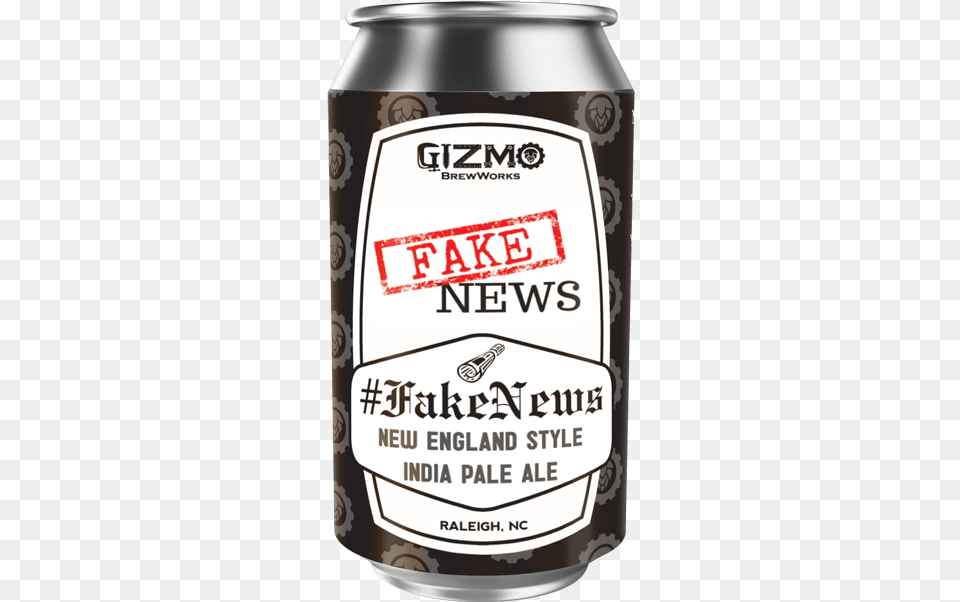 Fake News New England Ipa Gizmo Brew Works Language, Alcohol, Beer, Beverage, Lager Free Transparent Png