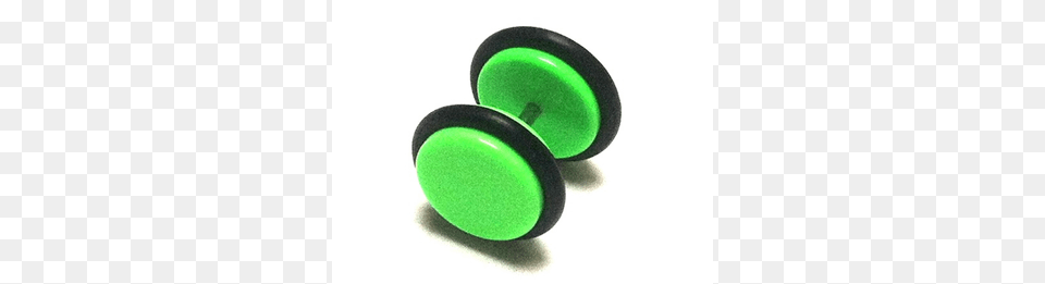 Fake Piercing Plug Ear Plug Green Disk Gummiring, Hockey, Ice Hockey, Ice Hockey Puck, Rink Png