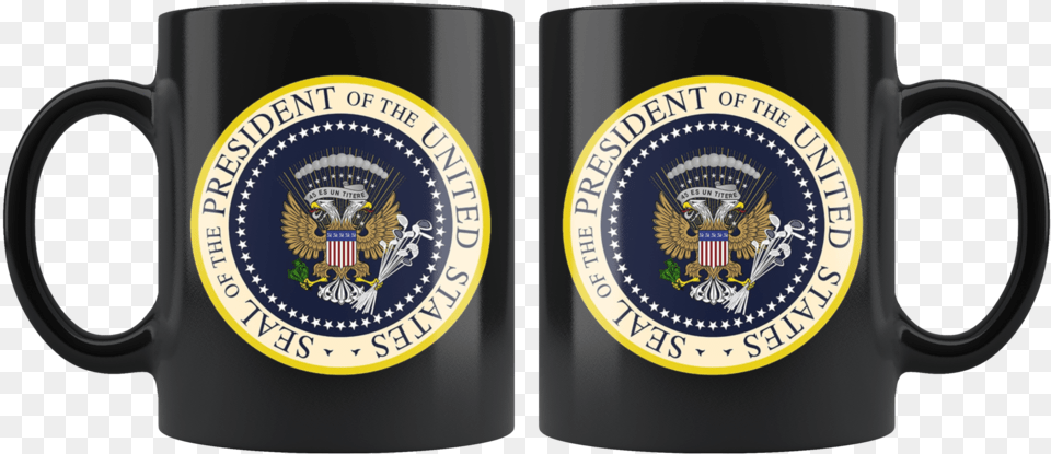 Fake Presidential Seal Mug 45 Es Un Titere President Of The United States, Cup, Beverage, Coffee, Coffee Cup Free Transparent Png