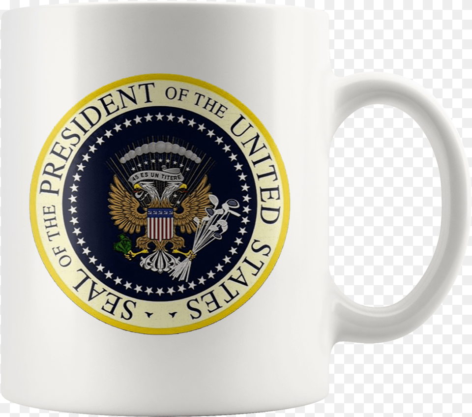 Fake Presidential Seal Mug Charles Leazott Mug President Of The United States, Cup, Beverage, Coffee, Coffee Cup Free Png Download