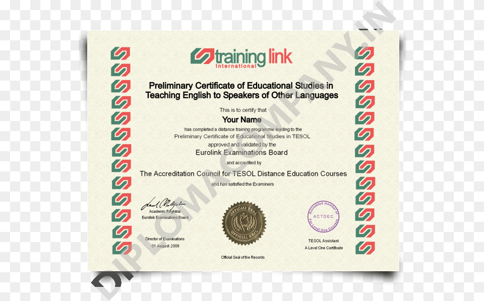 Fake Tesol Fake Tesol Diploma Fake Tesol Certificate, Text, Document Free Png