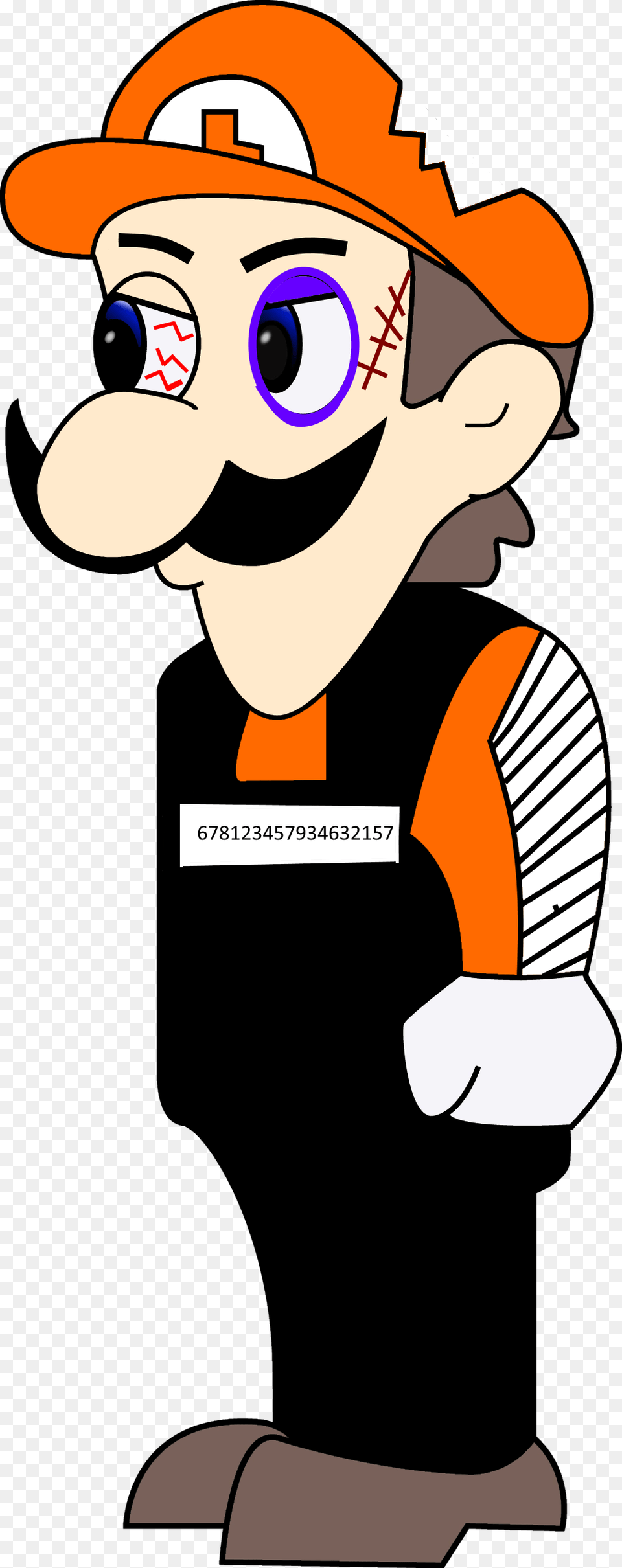 Fakegee Prisoner 0 Luigi Mario Is Missing, Baby, Person, Face, Head Png