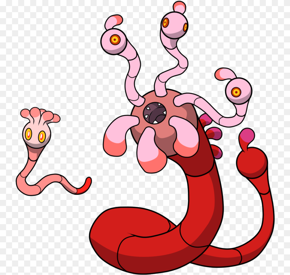 Fakemon Geyser Worm Cartoon, Animal, Reptile, Snake Free Transparent Png