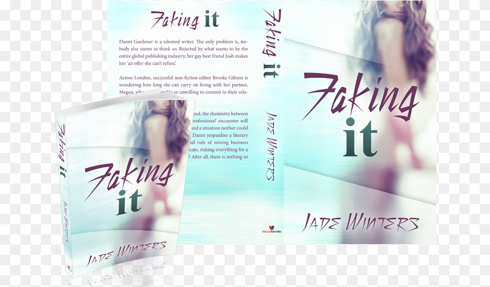 Faking It By Jade Winters Paperback, Advertisement, Poster, Adult, Person Free Transparent Png