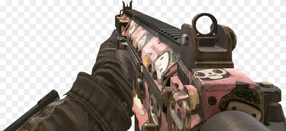 Fal Osw Kawaii Boii Black Ops 2 Kawaii Camo, Firearm, Gun, Rifle, Weapon Png