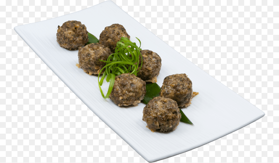 Falafel, Food, Meat, Meatball, Plate Png Image